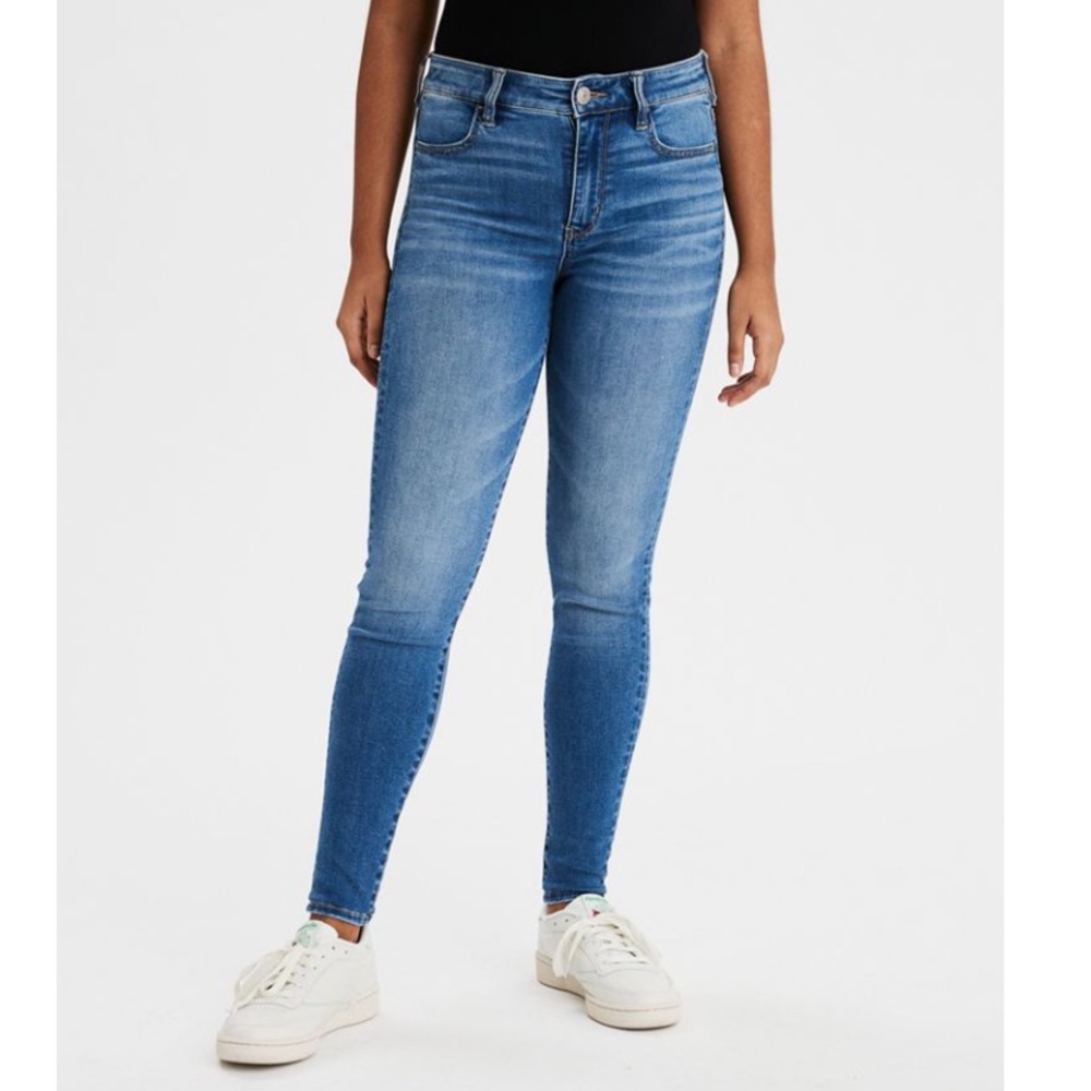 High waisted jegging